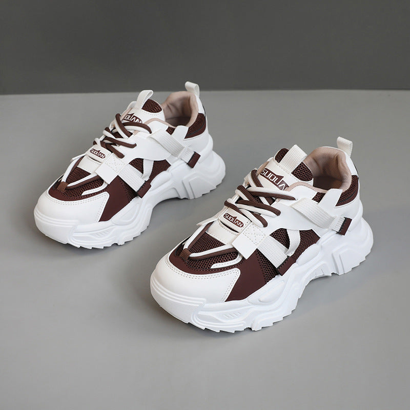 Damen Sneaker Chunky atmungsaktiv Komfort Sportschuhe