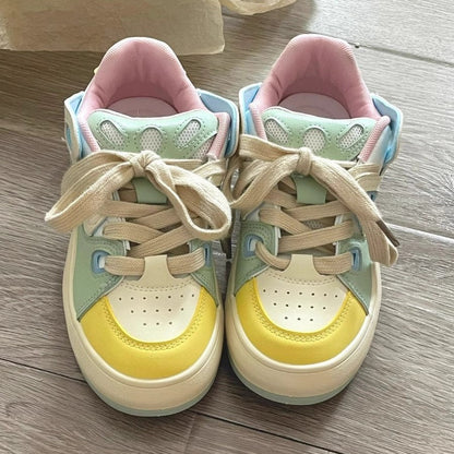 Sneakers Damen Bequem Atmungsaktiv Sportschuhe