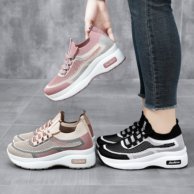 Damen Sneaker Sportlich Bequem mit Dämpfungstechnologie
