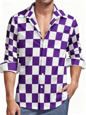 Herren Hemd Karo Modern Trendig Berlin Style