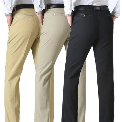 Herren Chino-Hose Klassisch Slim Fit Beige