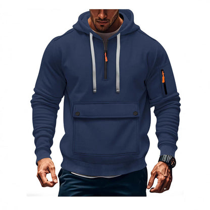 Herren Kapuzenpullover Lässig mit Taschen Größe XL