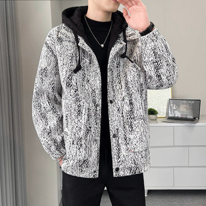 Herren Übergangsjacke Sportlich Funktionell mit Taschen