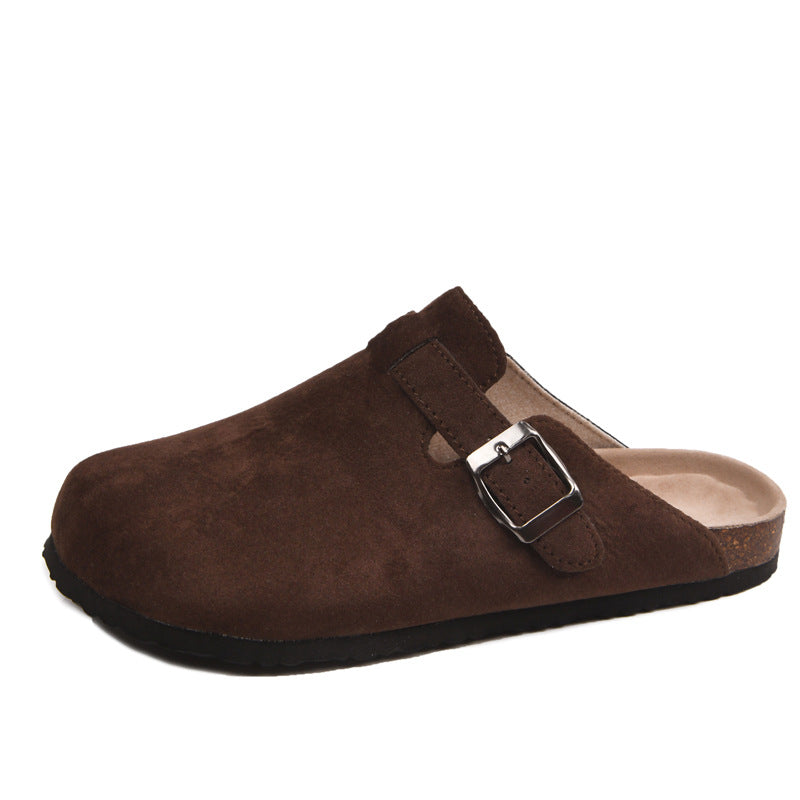 Herren Clog Bequem Wildleder Ergonomisch