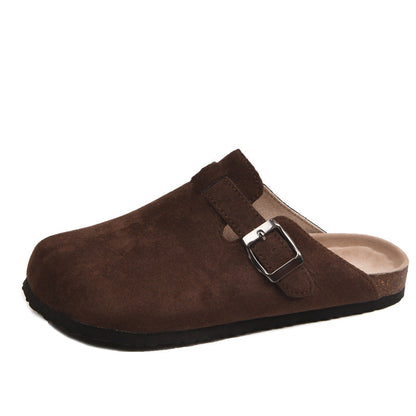 Herren Clog Bequem Wildleder Ergonomisch