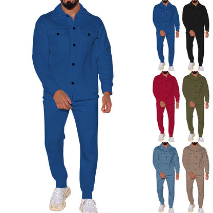 Herren Jogginganzug Sportlich Bequem Mit Taschen - BerlinGlamour