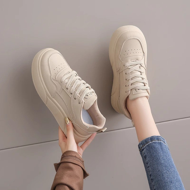 Damen Sneaker Plattform Bequem Modisch Trendig