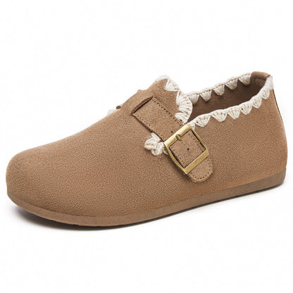 Damen Clogs Komfortabel mit Riemen Moderne Heidi Style