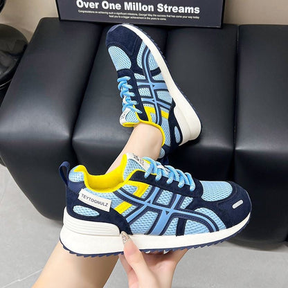 Damen Sportsneaker Atmungsaktiv Mesh Sneaker Bequem