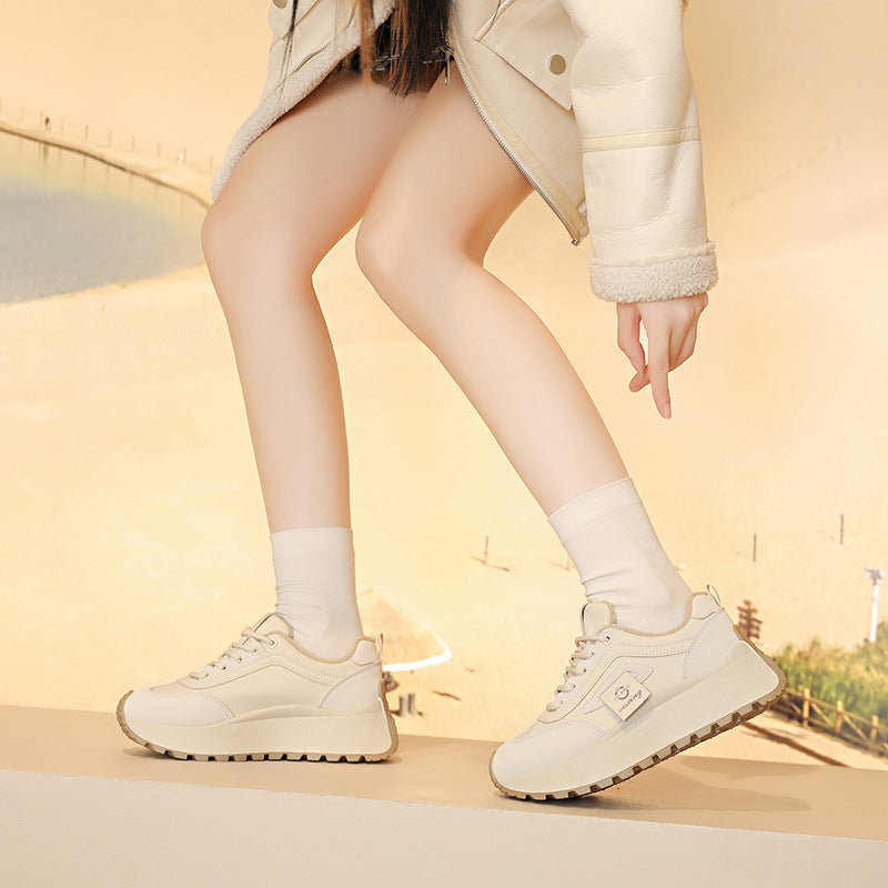 Damen Sneaker Chunky Weite Passform Bequem