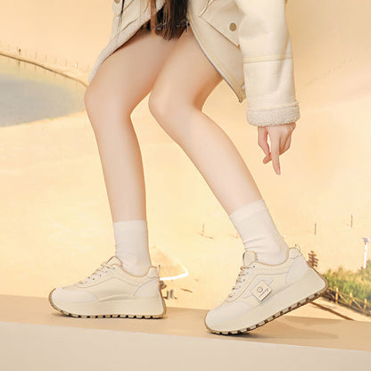 Damen Sneaker Chunky Weite Passform Bequem