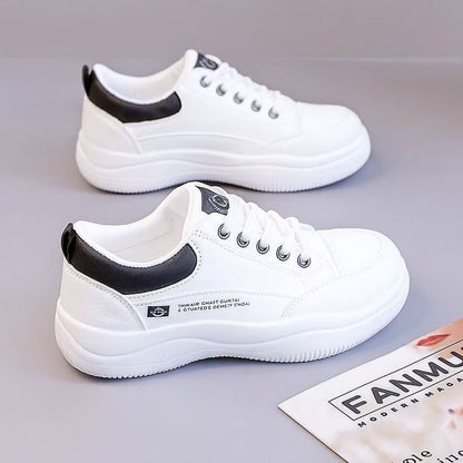 Damen Sneaker Sportlich Premium Leder Bequem