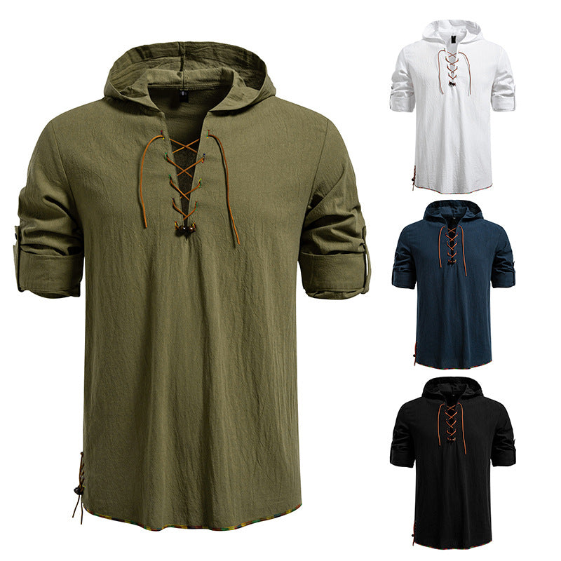 Herren Bluse Mit Schnürung Modern Berlin Style