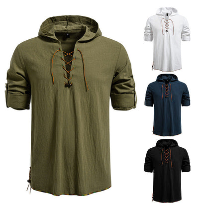 Herren Bluse Mit Schnürung Modern Berlin Style