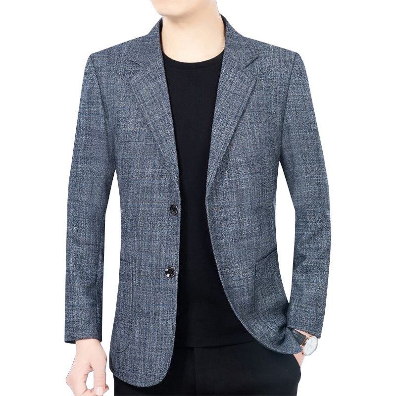 Herren Slimfit Jacke Elegant Muster Modern Style