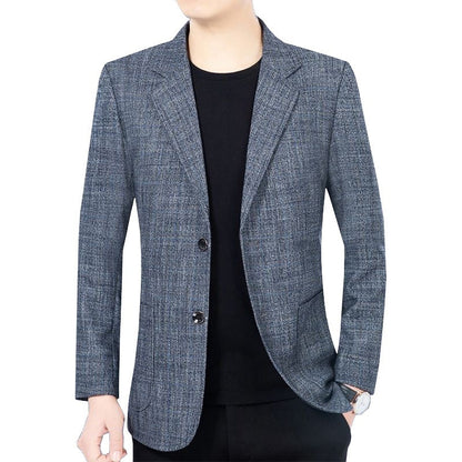 Herren Slimfit Jacke Elegant Muster Modern Style