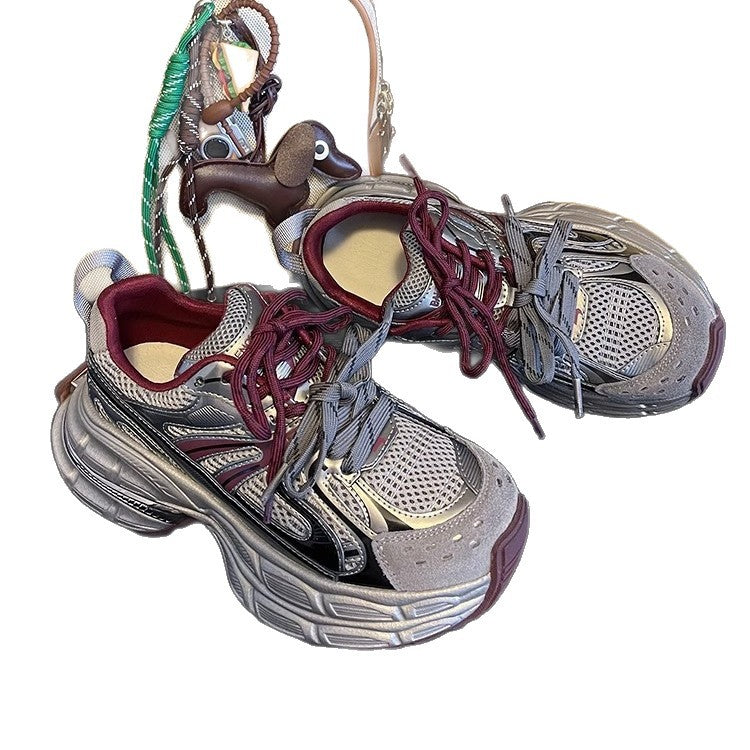Damen Sneaker Chunky bequem atmungsaktiv Sportlich
