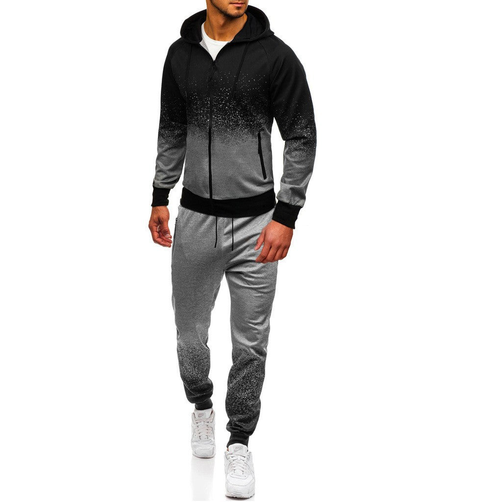 Herren Sportanzug Modern mit Farbverlauf Bequem