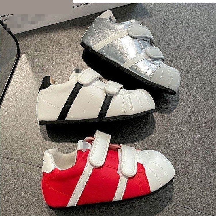 Damen Sneaker Sportlich Bequem Klettverschluss