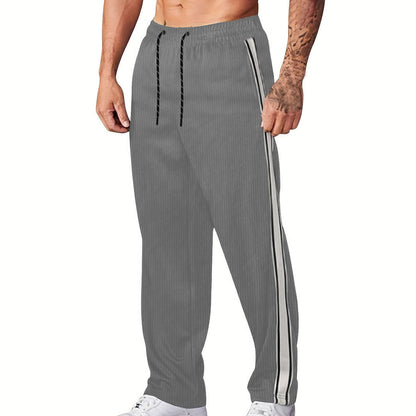 Herren Sportliche Jogginghose mit Streifen und elastischem Bund