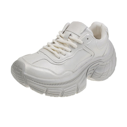 Damen Sneaker Sportlich Chunky Weite Sohle