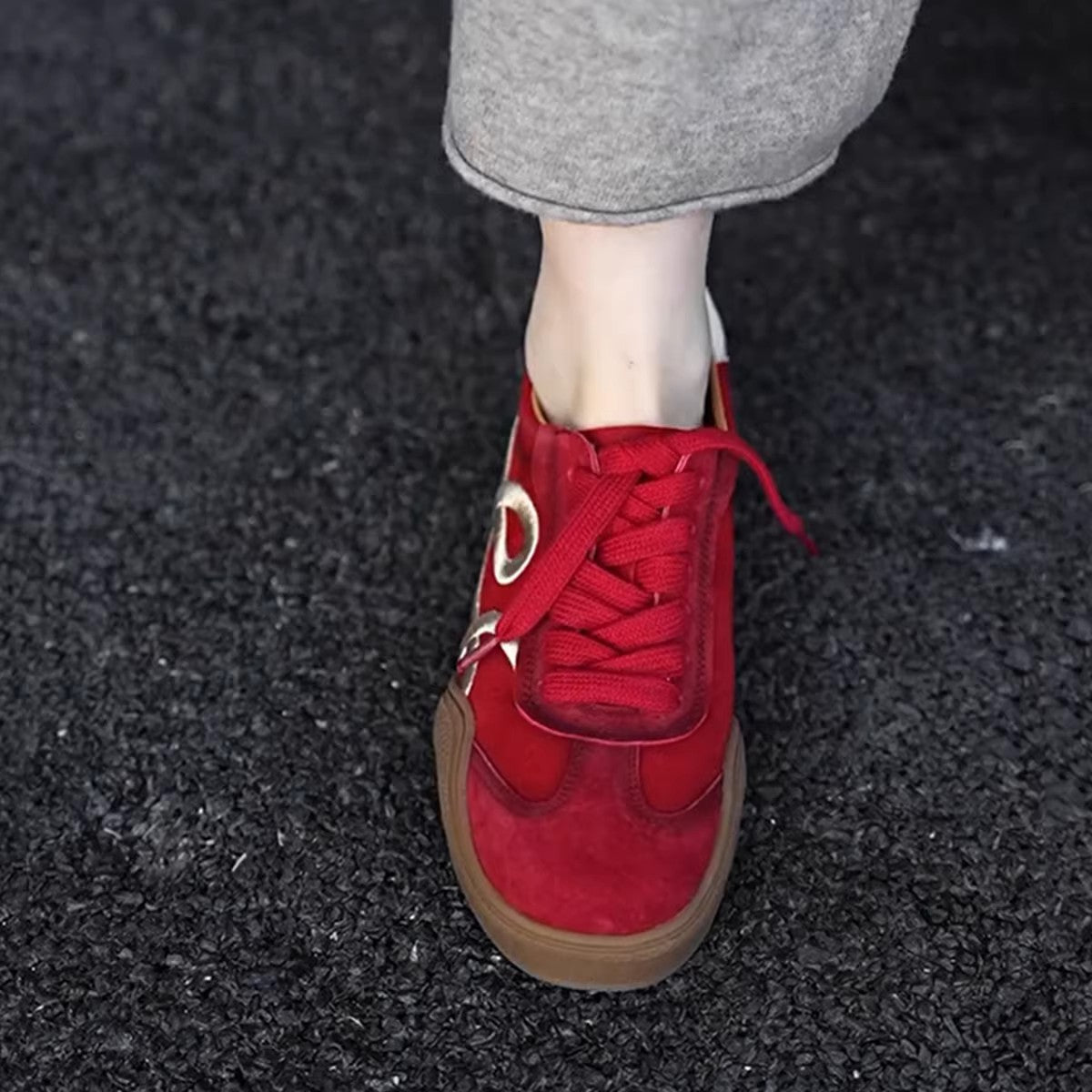 Damen Sneaker Bequem Schnürsystem Komfortsohle Sportlich