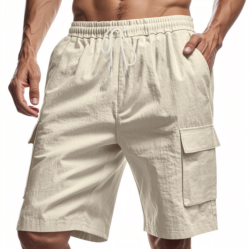 Herren Cargo Shorts Bequem Vielseitig Elastisch