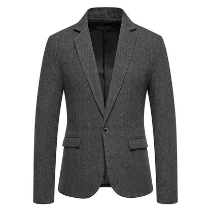 Herren Blazer Slim Fit mit Karomuster Elegant