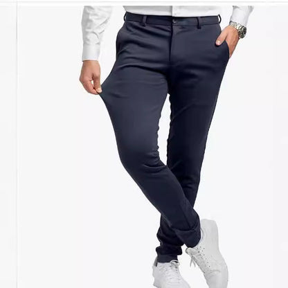 Herren Slim Fit Hose Stretch mit Taschen Modern - BerlinGlamour