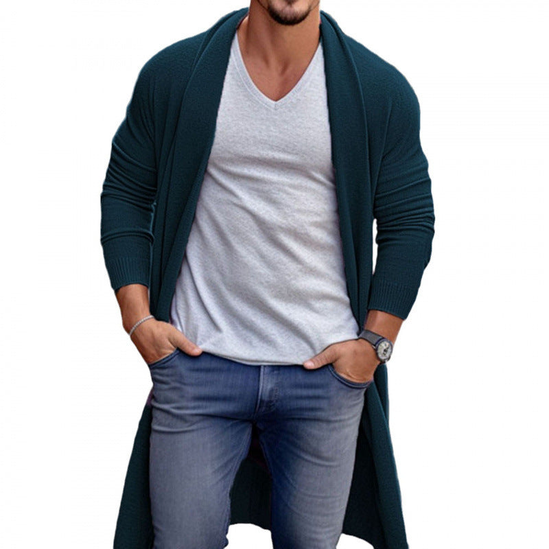 Herren Cardigan Lässig Offener Schnitt Modern Strick