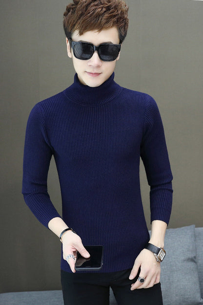 Herren Rollkragenpullover Feinstrick Hochwertig Elegant