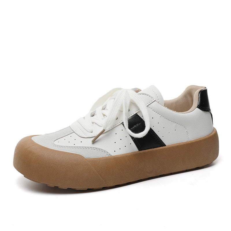 Damen Sneaker Plattform Schuhe Bequem Rutschfest