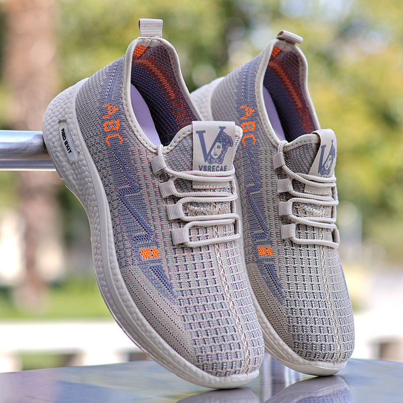 Damen Sneaker Bequem Elastisch Luftig Freizeit