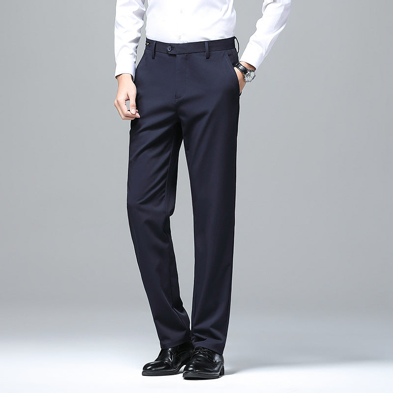 Herren Business-Hose Elegant Slim Fit dunkelgrau - BerlinGlamour