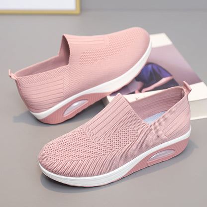 Damen Sneaker Bequem Luftig Mit Dämpfung