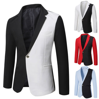 Herren Blazer Zweifarben Moderner Schnitt Mit Taschen