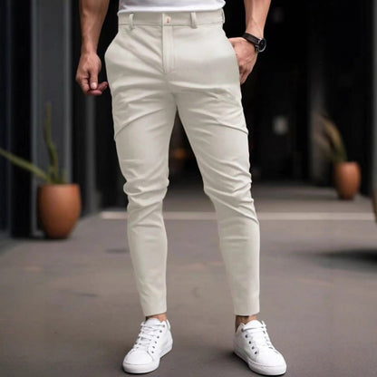 Herren Chino Hose Slimfit Mit Taschen - BerlinGlamour