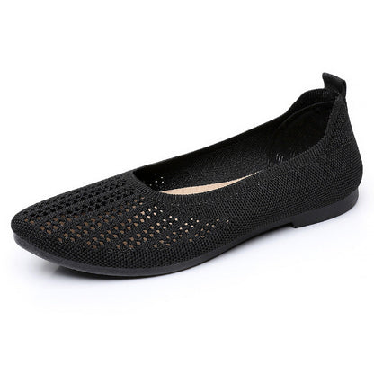 Damen Ballerinas Atmungsaktiv Flexibel Elegant