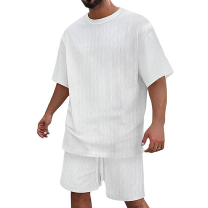 Herren Sommer Set Kurzarmshirt und Bermudas Berlin Style