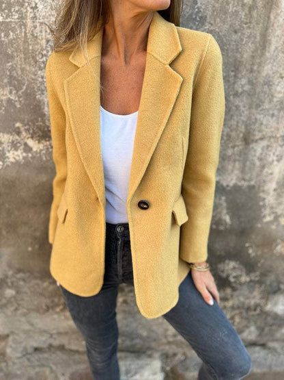 Damen Blazer Gestreift Elegant Berlin Style