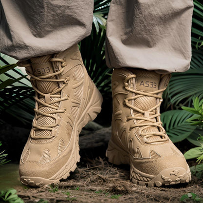Herren Outdoor-Stiefel Wasserdicht Rutschfest Atmungsaktiv