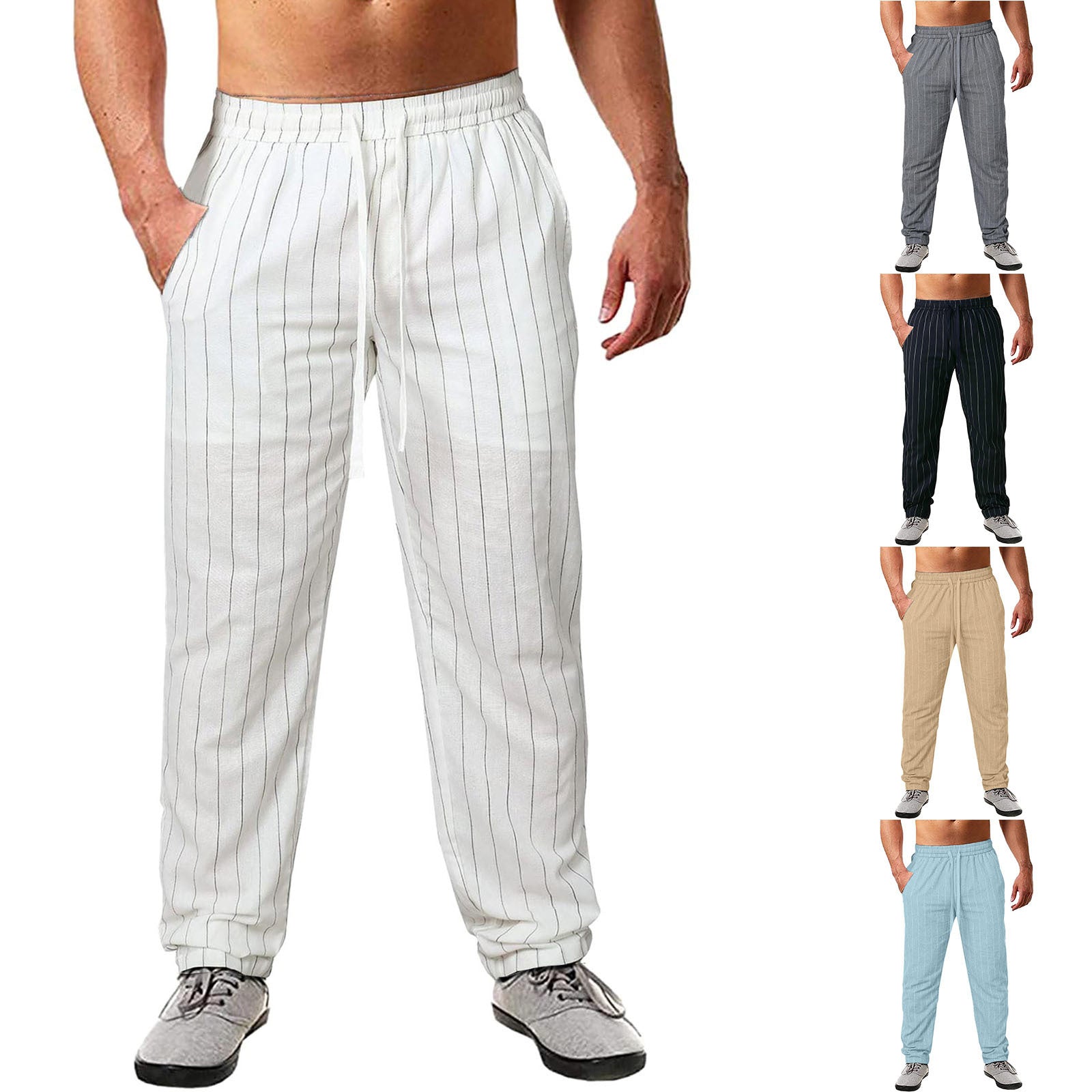 Herren Freizeithose Modern Mit Seitentaschen - BerlinGlamour