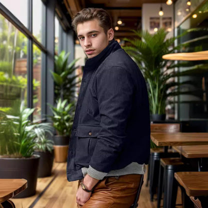 Herren Outdoor-Jacke mit vielen Taschen Bequem Praktisch