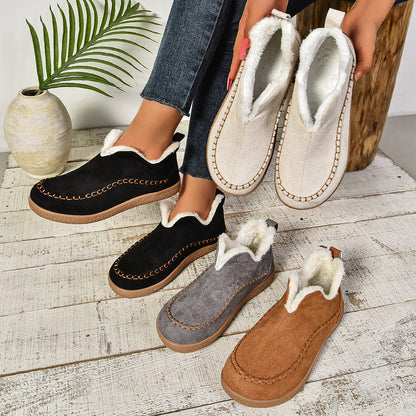 Damen Slipper Warm Fleece Rutschfest Winter - BerlinGlamour