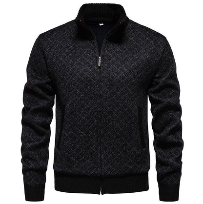 Herren Sweatjacke Gesteppt Warm Modern