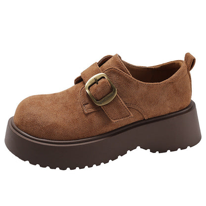 Damen Mokassins mit Schnallenverschluss Modern Schuhe