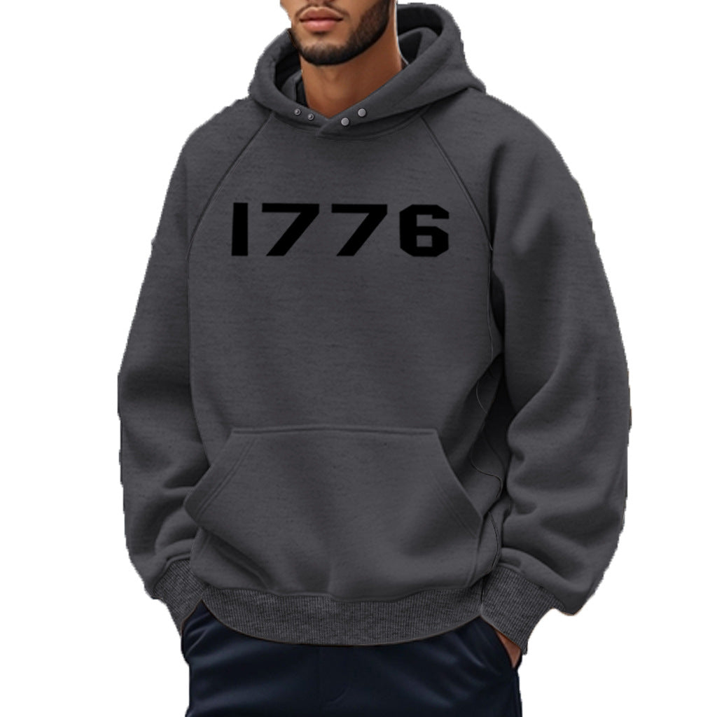 Herren Kapuzenpullover Klassisch Rippdesign Mit Taschen - BerlinGlamour