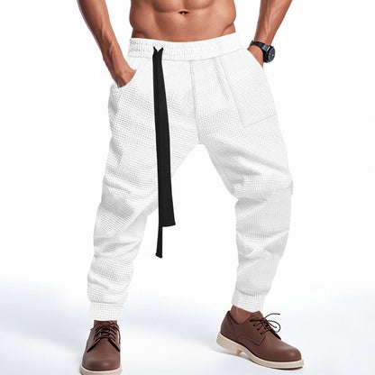Herren Freizeithose Bequem Grobstrickt mit Taschen