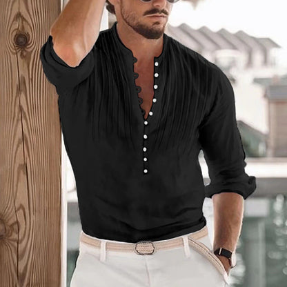Herren Bluse Modisch Baumwoll Berlin Style