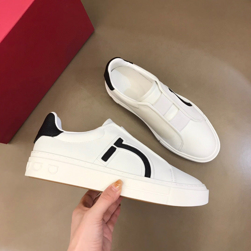 Damen Sneaker Sportlich Elastisch Slip On Schuhe Modern